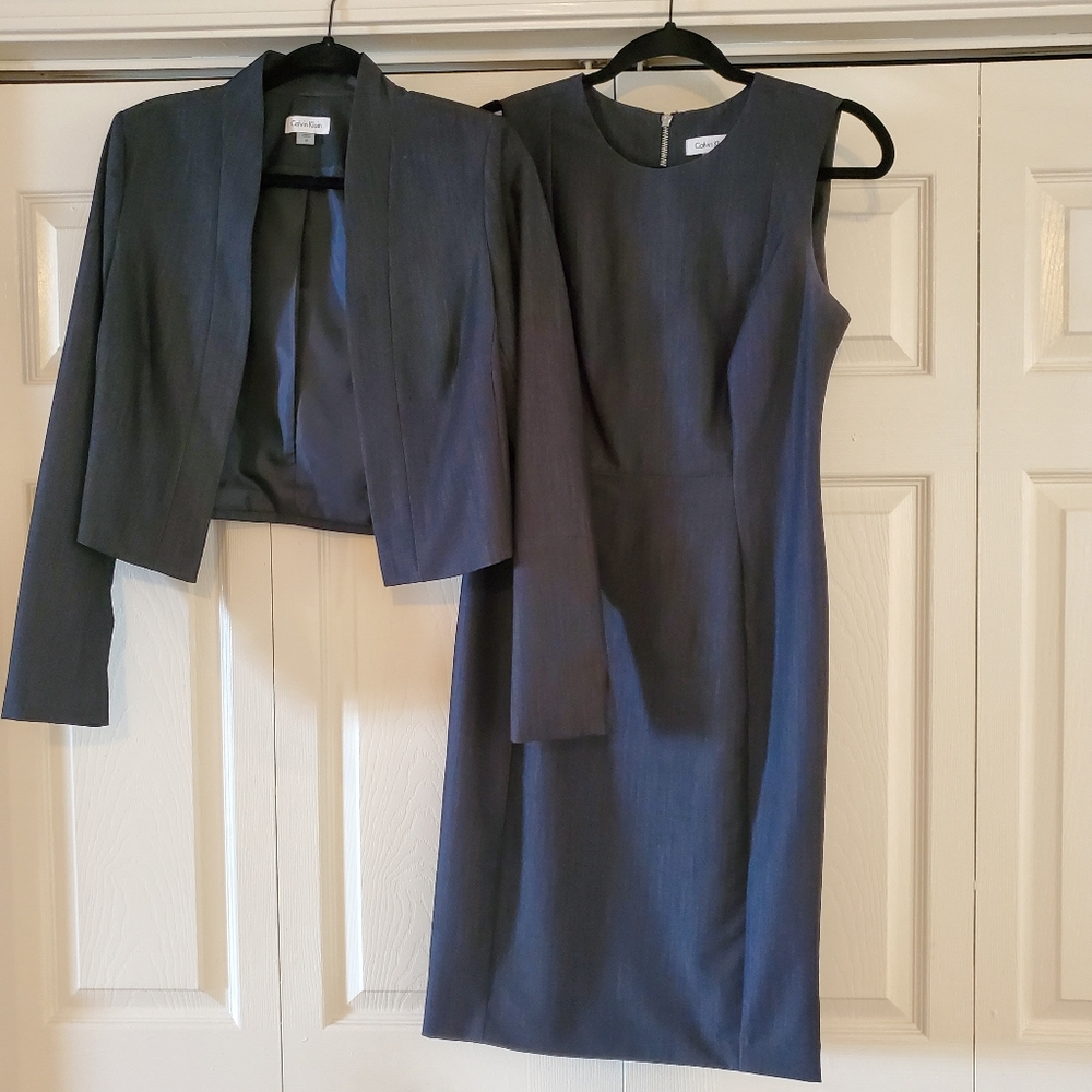 Calvin Klein dress with jacket